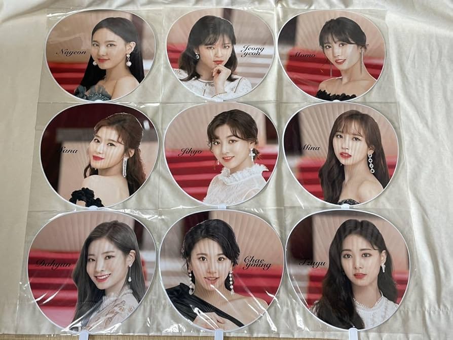 TWICE twice うちわ candypop ジョンヨン モモ サナ ツウィ
